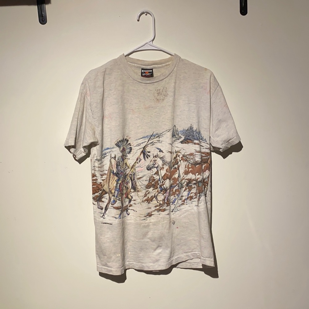 Vintage nature scenery tee